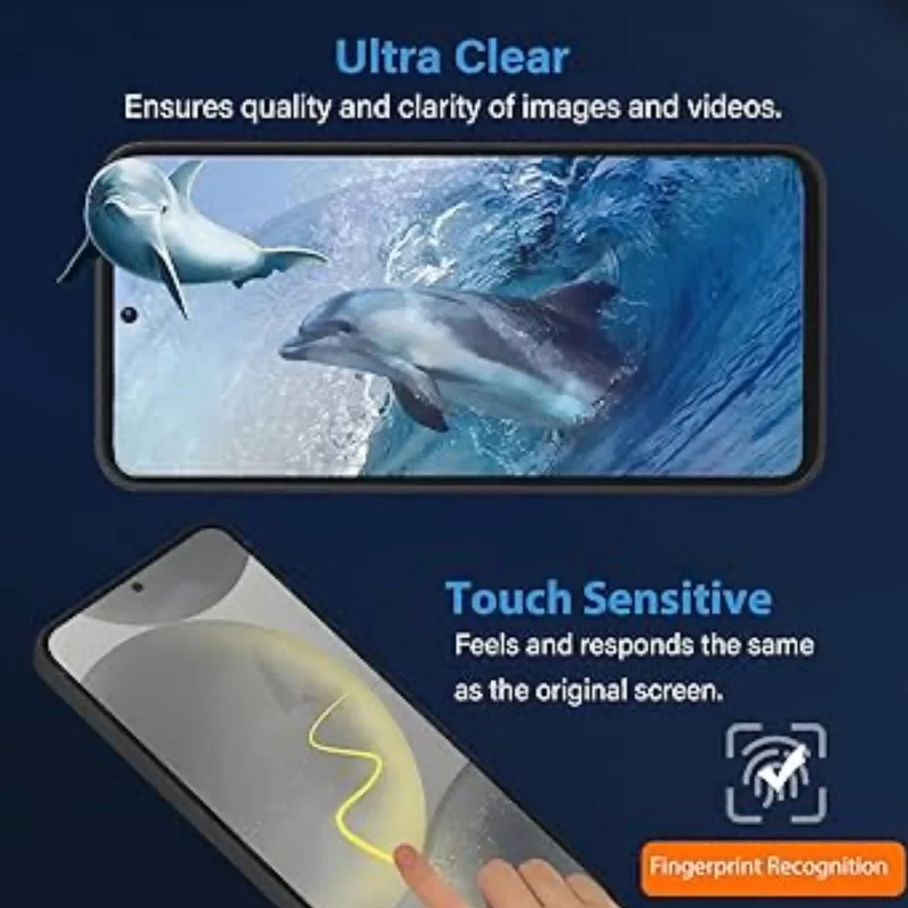 BERSEM - 2 Pack Screen Protectoes for Samsung Galaxy S24